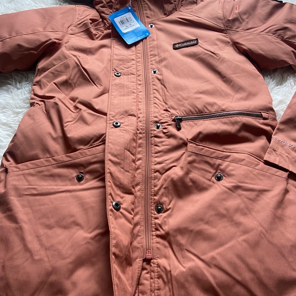 Columbia Suttle Mountain Insulated Snowboard Jacket Nova Pink Women Sz XS NWT - Picture 9 of 13